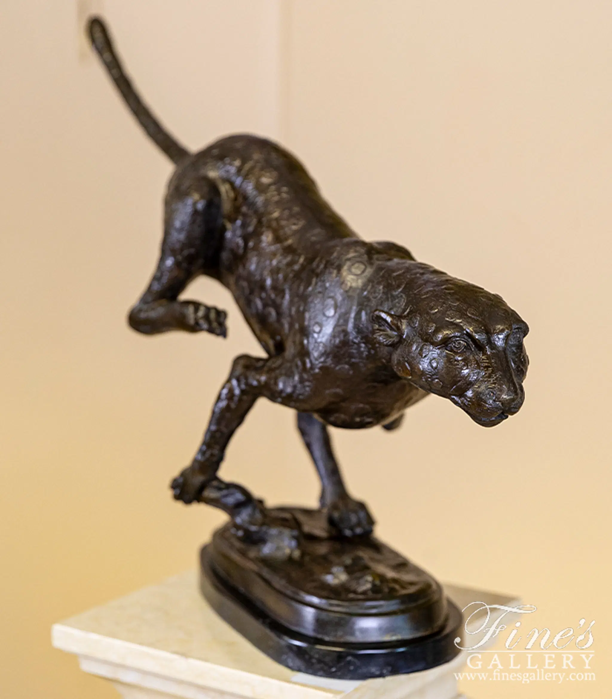 Bronze Statues - Bronze Cheetah Statue - BS-1041 - Fine's